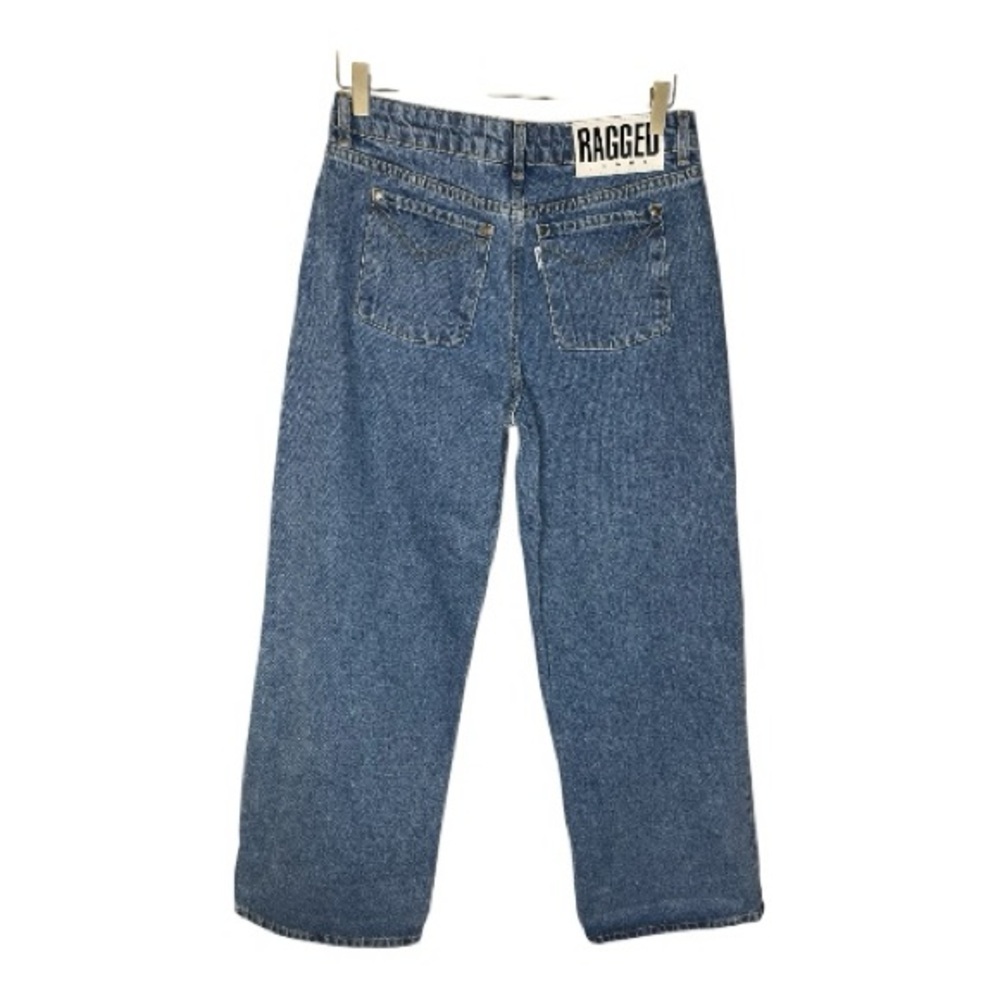 Ragged Priest Jeans Wide Leg Blue Denim Jeans Sz 26 - Picture 2 of 5